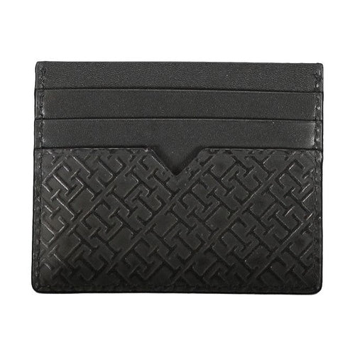 Tommy Hilfiger Black Leather Men's Wallet