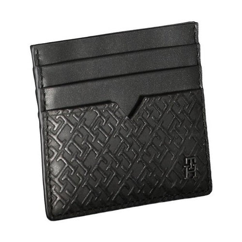 Tommy Hilfiger Black Leather Men's Wallet