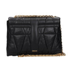 Versace Black Leather Shoulder Bag