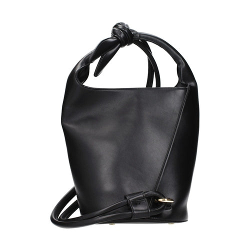 Jacquemus Black Leather Crossbody Bag