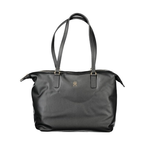 Tommy Hilfiger Black Polyester Women Handbag