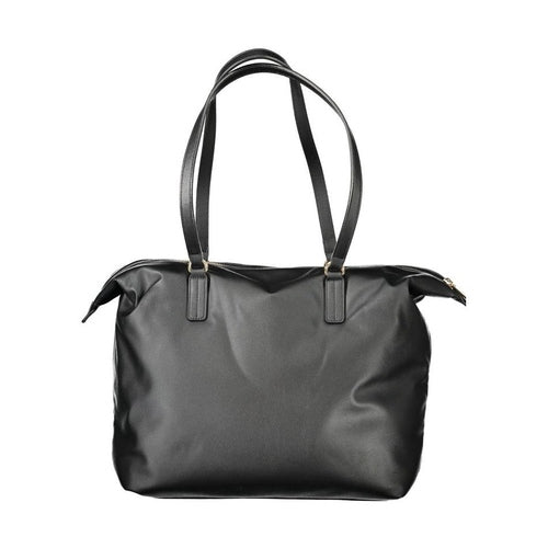 Tommy Hilfiger Black Polyester Women Handbag