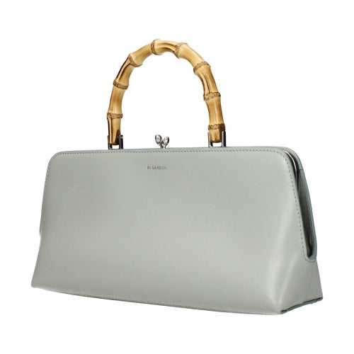 Jil Sander Green Leather Handbag