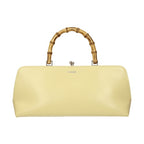 Jil Sander Yellow Leather Handbag