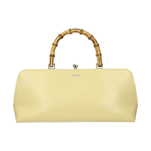 Jil Sander Yellow Leather Handbag