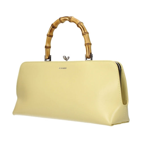 Jil Sander Yellow Leather Handbag