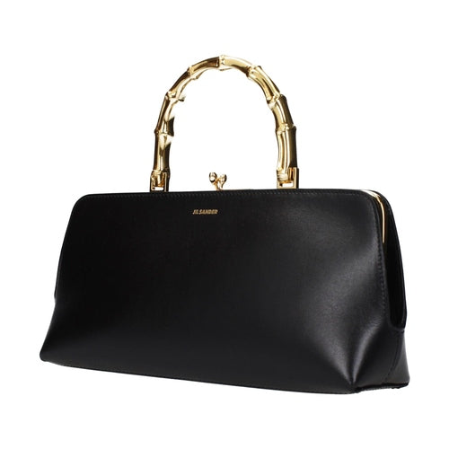 Jil Sander Black Leather Handbag