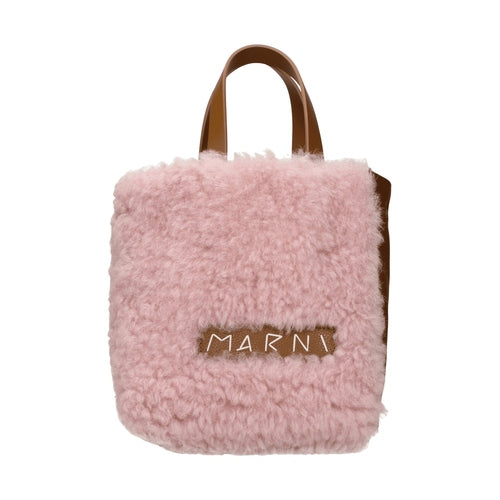 Marni Pink Leather Handbag