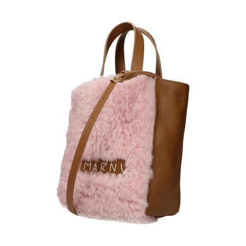 Marni Pink Leather Handbag