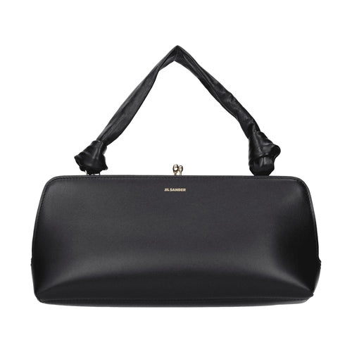 Jil Sander Black Leather Handbag