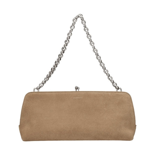 Jil Sander Beige Leather Handbag