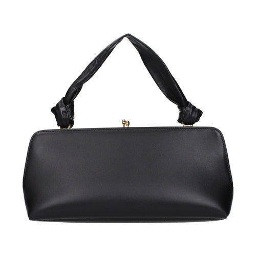 Jil Sander Black Leather Handbag