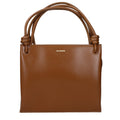 Jil Sander Brown Leather Crossbody Bag