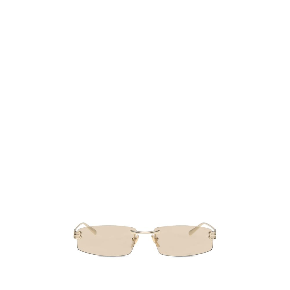 Balenciaga Beige Metal Sunglasses