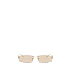 Balenciaga Beige Metal Sunglasses