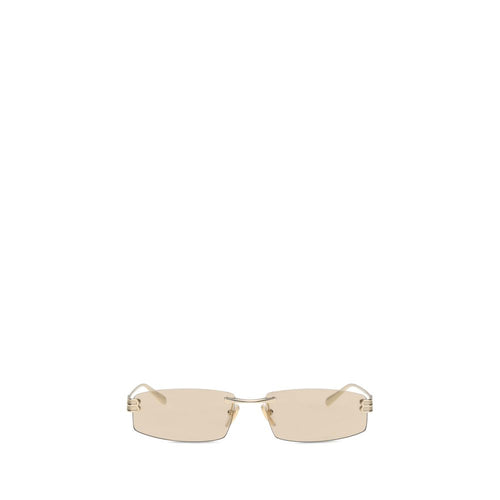 Balenciaga Beige Metal Sunglasses