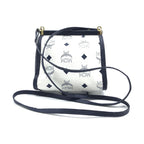 MCM Mini Crossbody Bag White Visetos