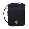 Versace Blue Fabric Crossbody Bag