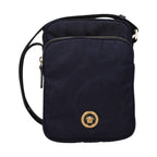 Versace Blue Fabric Crossbody Bag