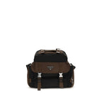 Prada Brown Recycled Polyamide Shoulder Bag
