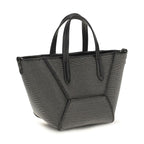Brunello Cucinelli Black Calf Leather Bos Taurus Shoulder Bag