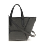 Brunello Cucinelli Black Calf Leather Bos Taurus Shoulder Bag