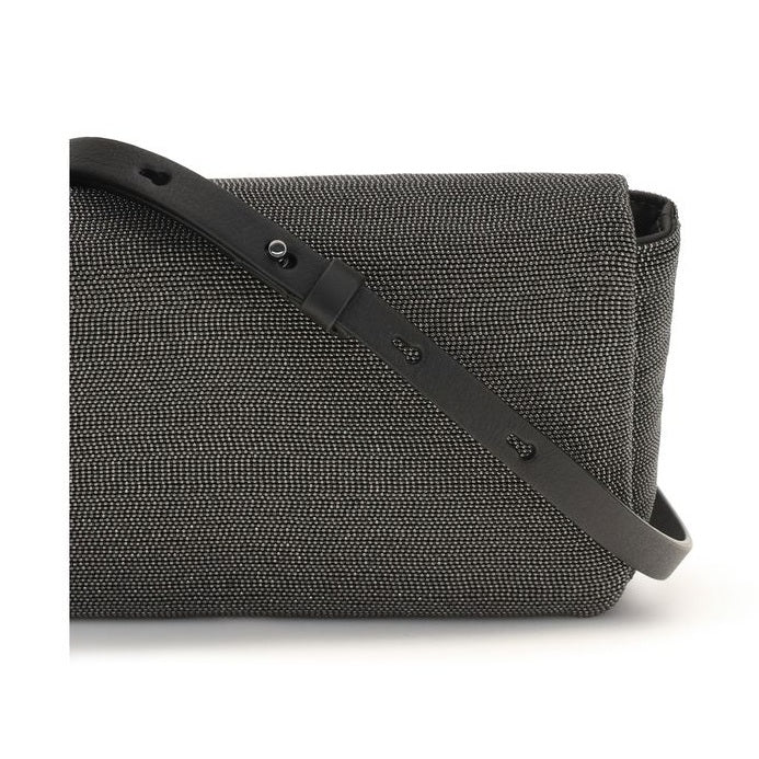 Brunello Cucinelli Black Leather Shoulder Bag