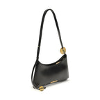 Jacquemus Black Calf Leather Bos Taurus Shoulder Bag