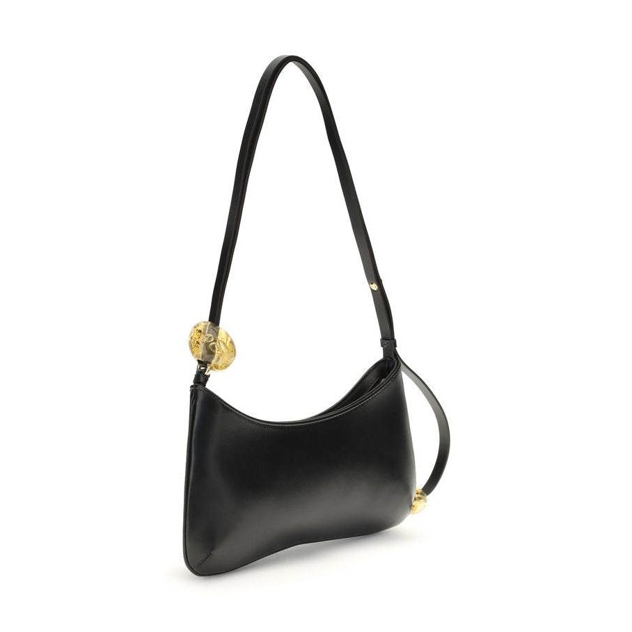 Jacquemus Black Calf Leather Bos Taurus Shoulder Bag