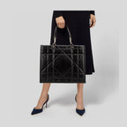 Dior Black Leather Tote Bag