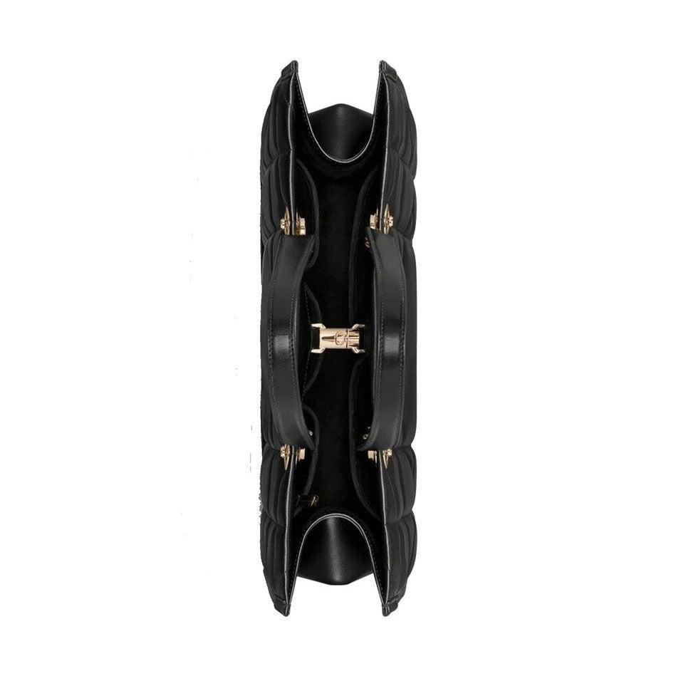 Dior Black Leather Tote Bag