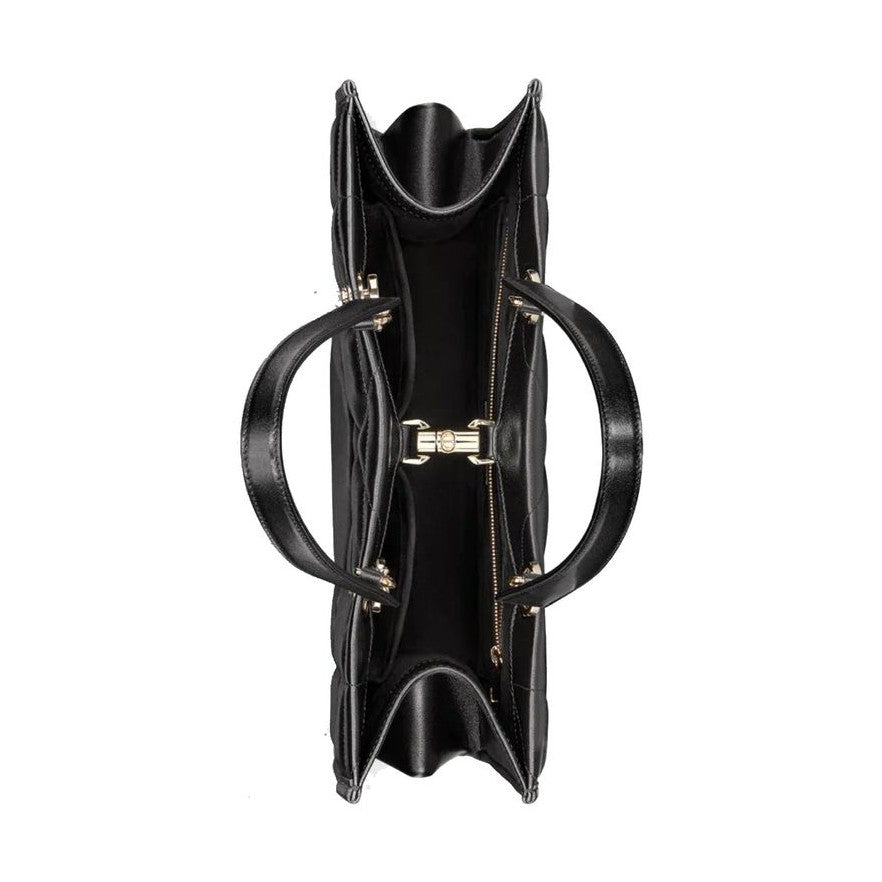 Dior Black Leather Tote Bag