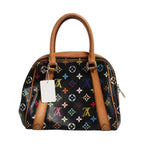 Louis Vuitton Black Monogram Multicolor Canvas Priscilla Handbag