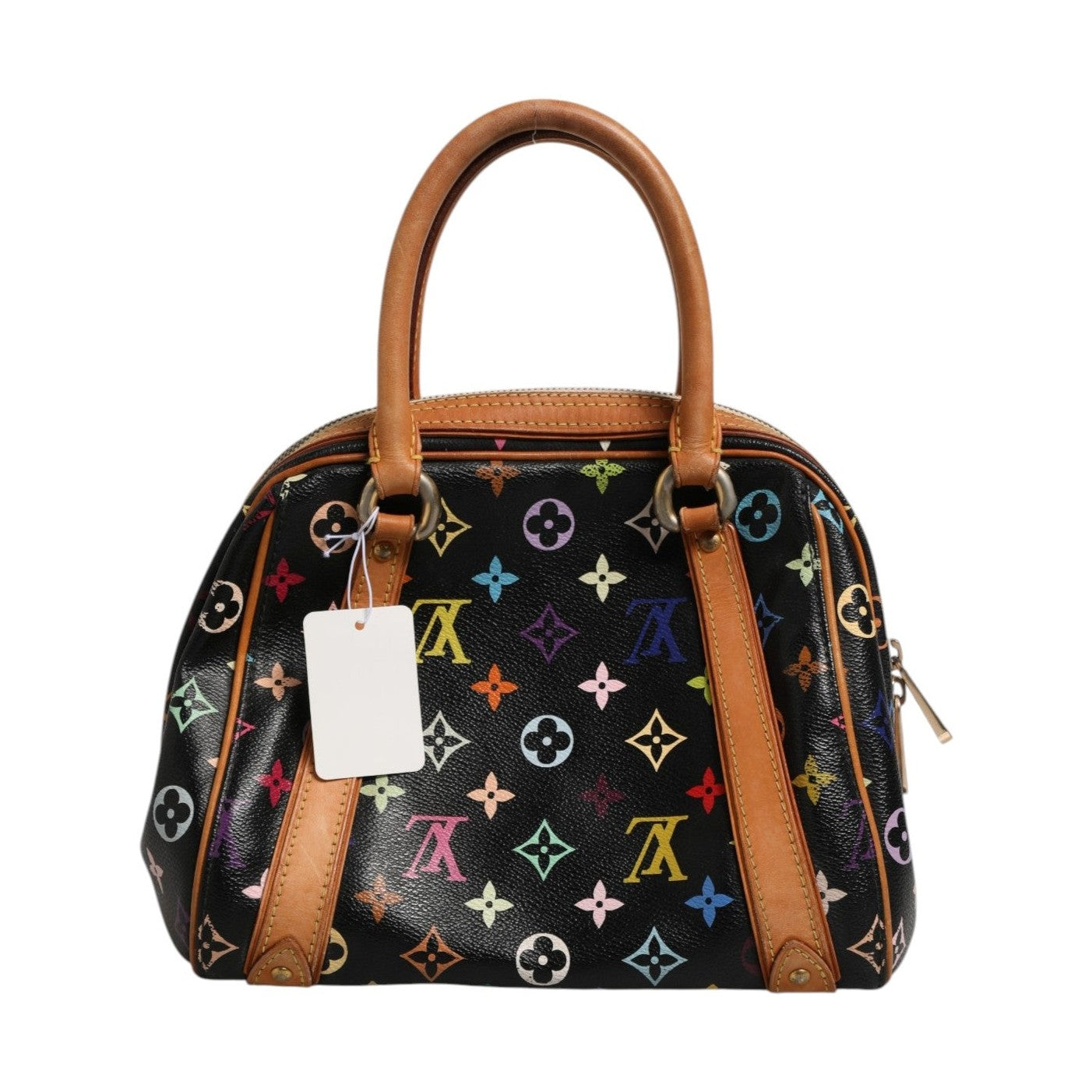 Louis Vuitton Black Monogram Multicolor Canvas Priscilla Handbag