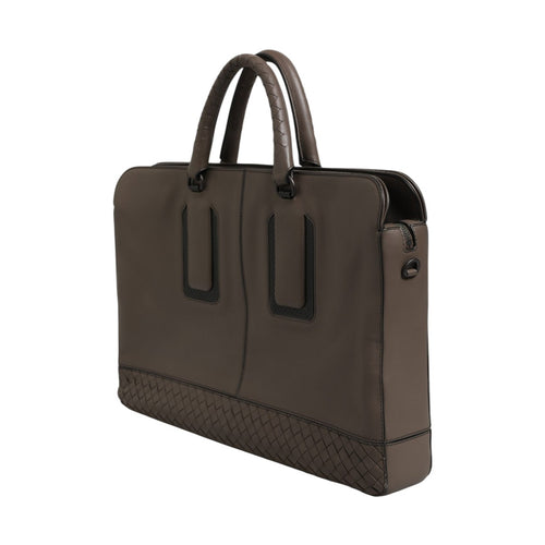 Bottega Veneta Getaway Intrecciato Leather Briefcase