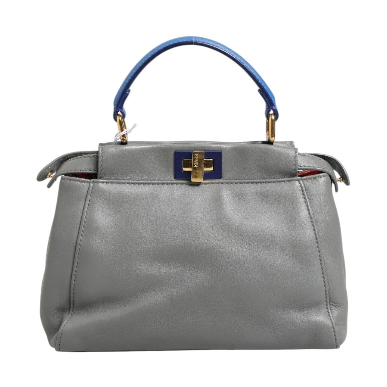 Fendi Mini Peekaboo Blue Grey