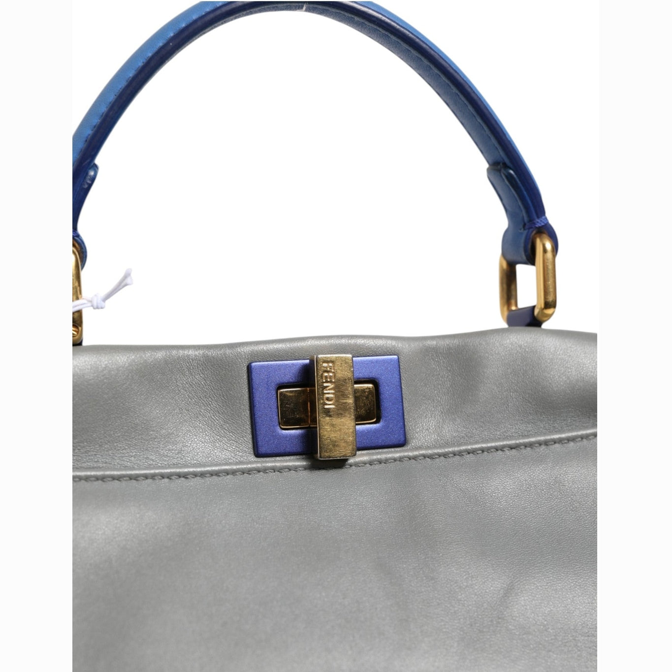 Fendi Mini Peekaboo Blue Grey