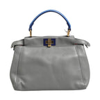 Fendi Mini Peekaboo Blue Grey