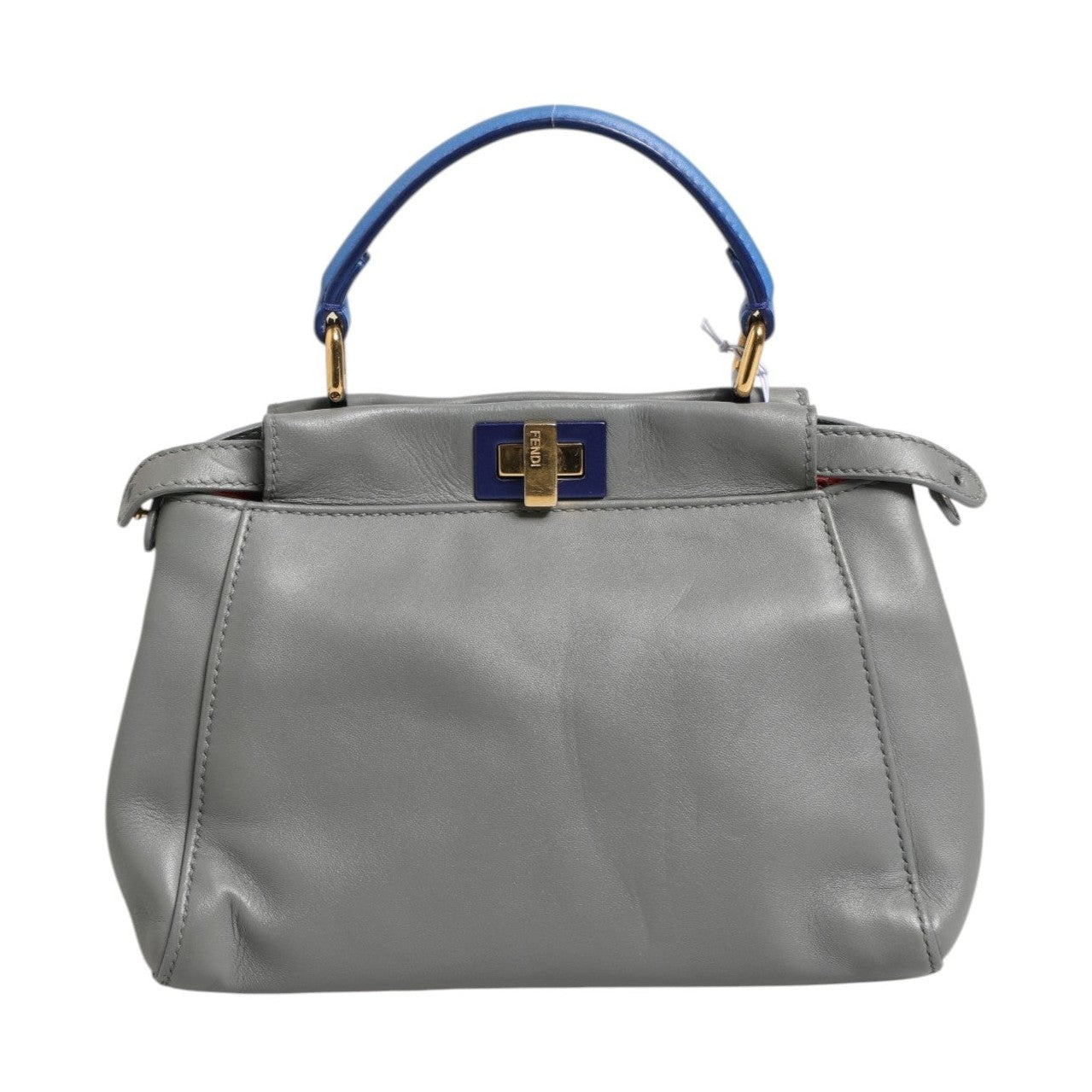 Fendi Mini Peekaboo Blue Grey