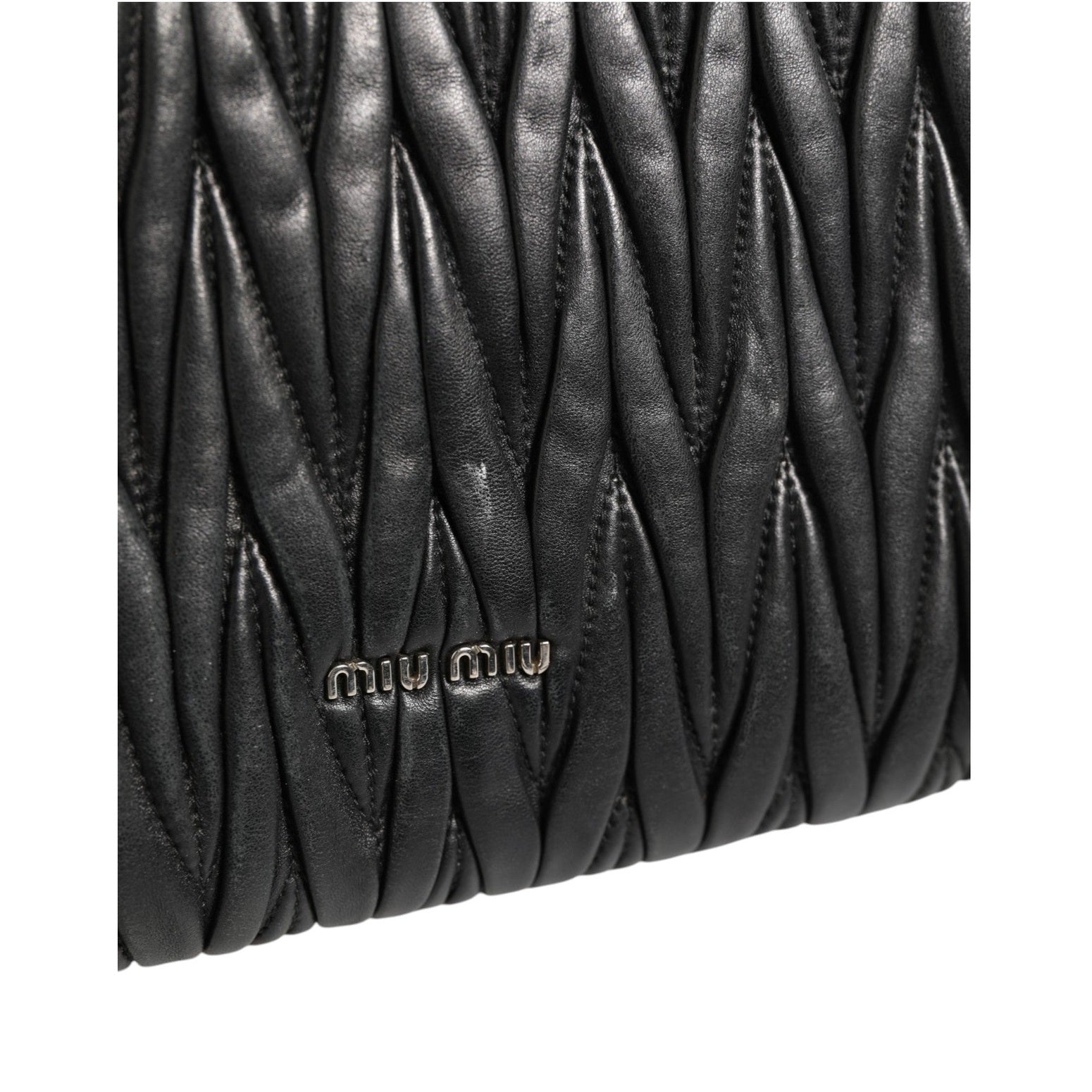 Miu Miu Confidential Matelasse Leather Flap Shoulder Bag