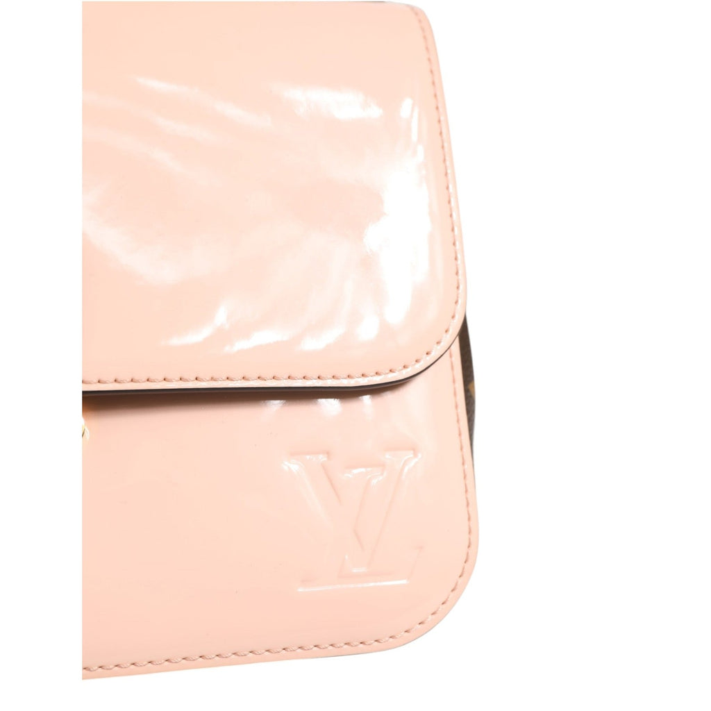 Louis Vuitton Pink Vernis and Monogram Canvas Cherrywood BB Shoulder Bag