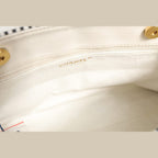 Chanel Shiny Calfskin Quilted Mini 22 White 1792563