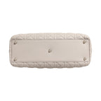 Christian Dior Lady Dior Large Grey Cannage Lambskin Bag