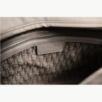 Christian Dior Lady Dior Large Grey Cannage Lambskin Bag