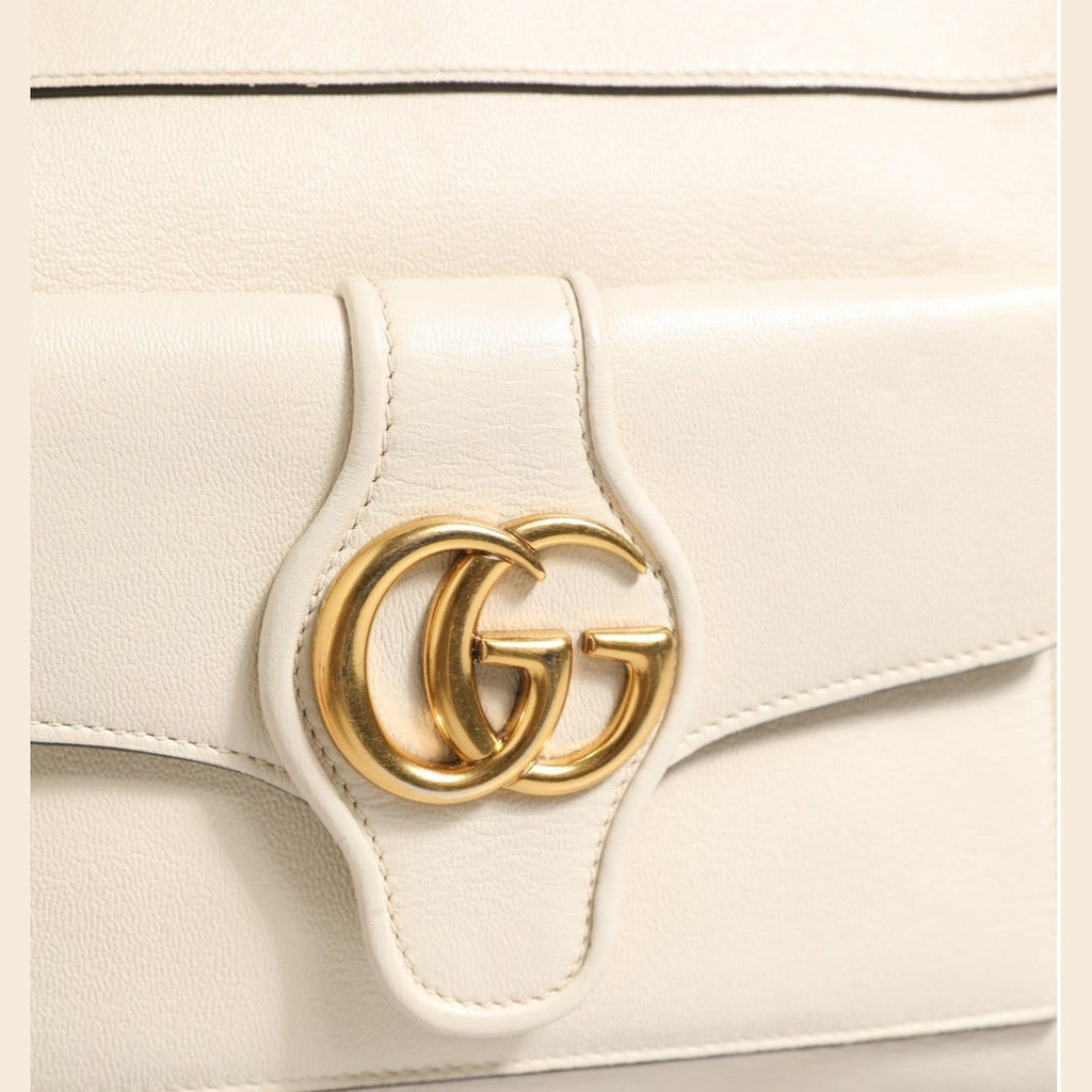 Gucci Arli Small Crossbody Bag White Leather