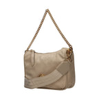Versace Beige Fabric Handbag