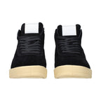 Jil Sander Black Leather High Top Sneakers