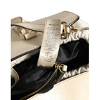 Burberry Chalk White Large Leather Tote Bag