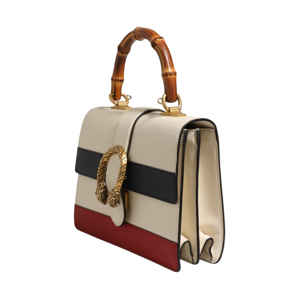 Gucci Dionysus Bamboo Top Handle Bag Colorblock Leather