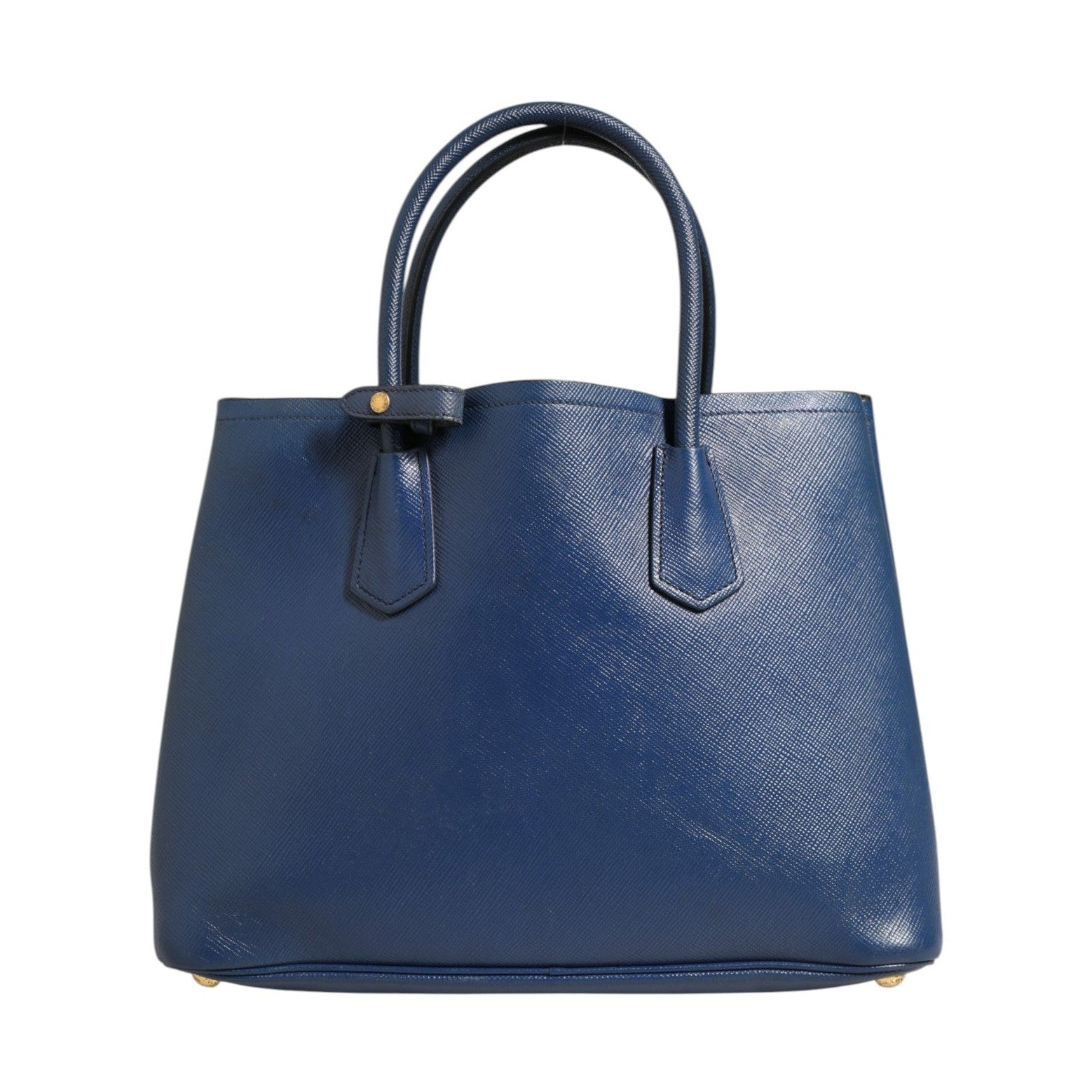 Prada Blue Saffiano Leather 2way Bag